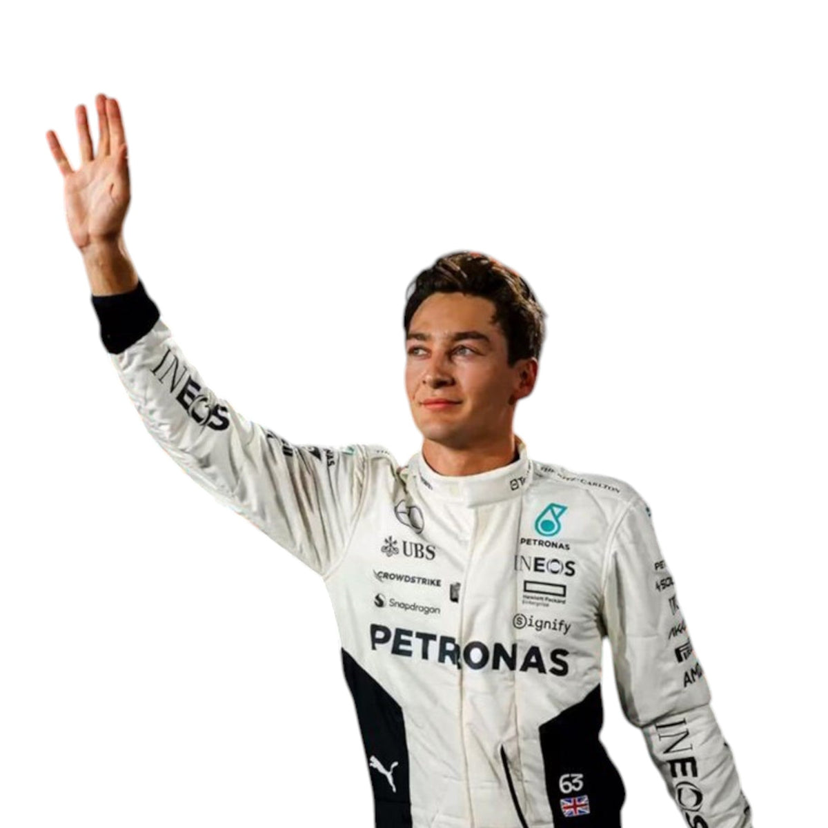 George Russel 2024 Mercedes-AMG Petronas Qatar GP F1 Race Suit - Trending Racegears image 4