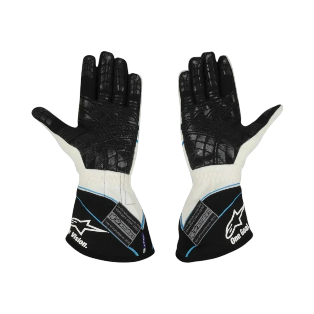 George Russell 2019 Willams F1 Racing Gloves - Trending Racegears image 2