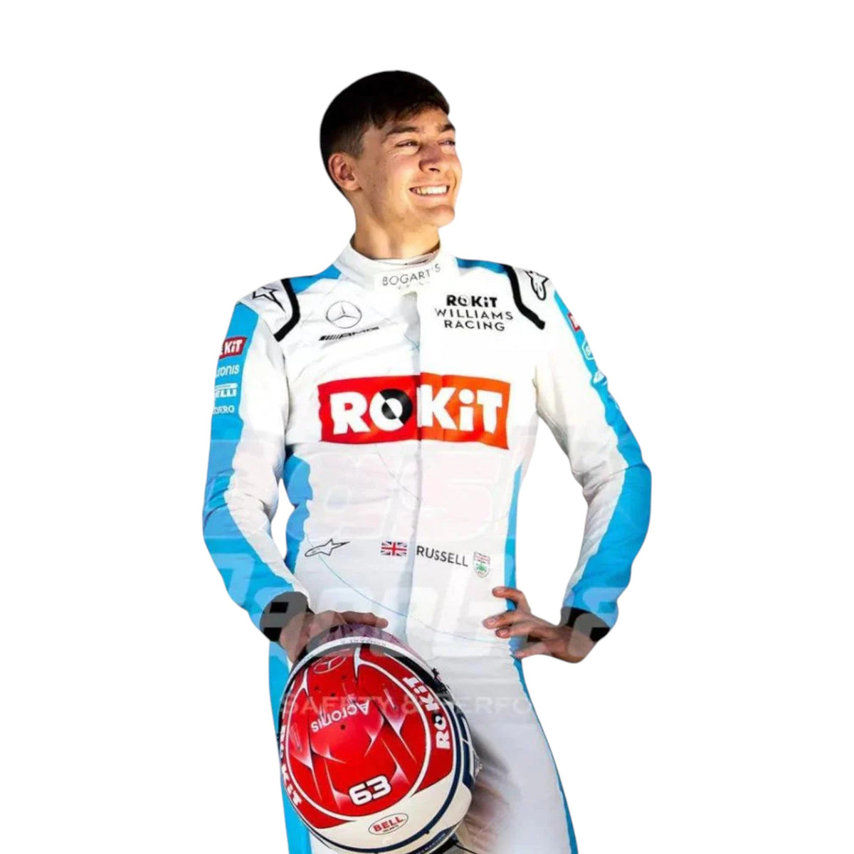 George Russell 2020 Williams F1 Race Suit - Trending Racegears image 2