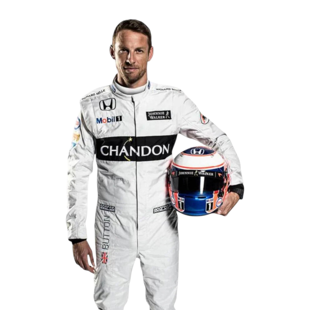 Jenson Button 2016 Mclaren F1 Race Suit - Trending Racegears image 2