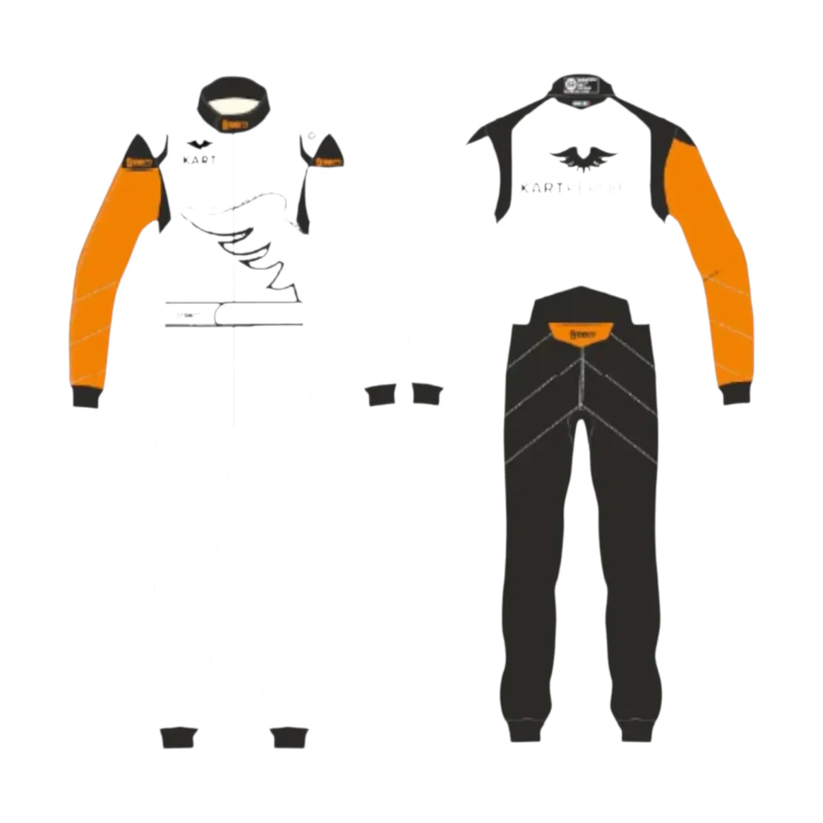 Kart Republic Asymmetric Go Kart Racing Suit - Trending Racegears image 3