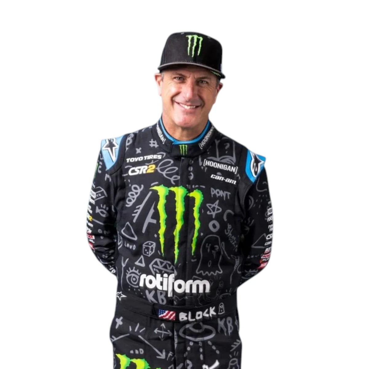 Ken Block 2022 Monster Go Kart Racing Suit - Trending Racegears image 2