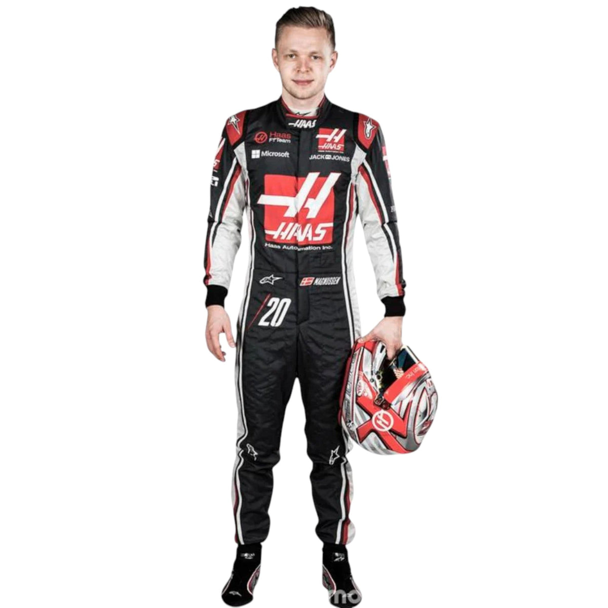 Kevin Magnussen 2017 Haas F1 Race Suit - Trending Racegears image 1
