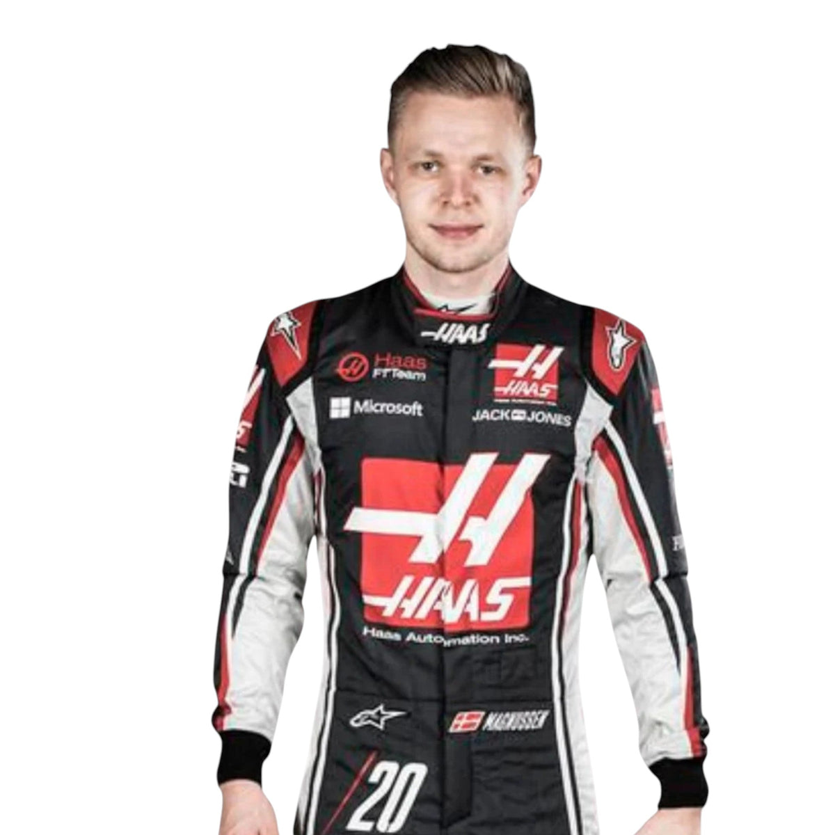 Kevin Magnussen 2017 Haas F1 Race Suit - Trending Racegears image 3