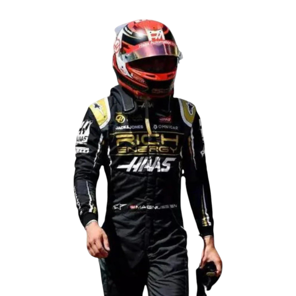 Kevin Magnussen 2019 Haas F1 Race Suit - Trending Racegears image 3