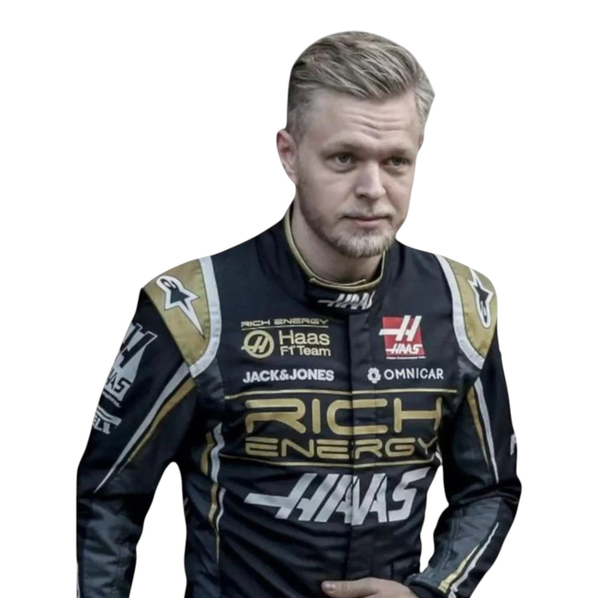 Kevin Magnussen 2019 Haas F1 Race Suit - Trending Racegears image 4