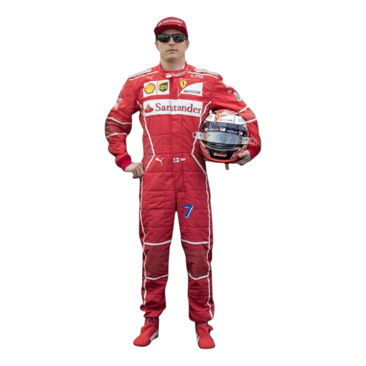 Kimi Raikkonen 2017 Ferrari F1 Racing Suit - Trending Racegears image 2