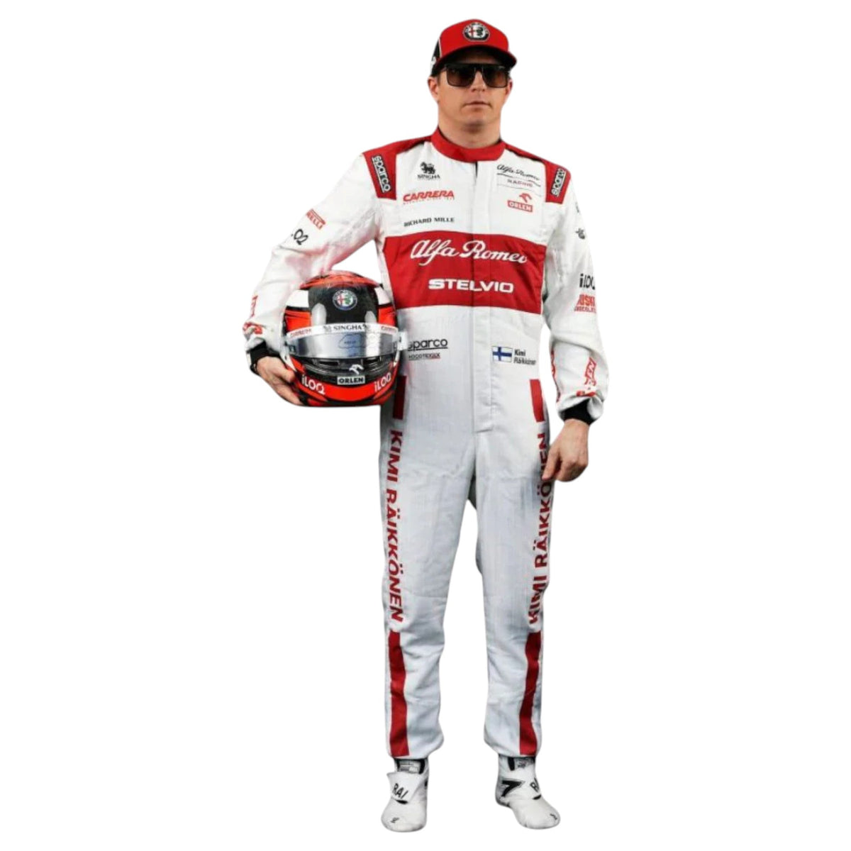Kimi Räikkönen 2020 Alfa Romeo F1 Race Suit - Trending Racegears image 1