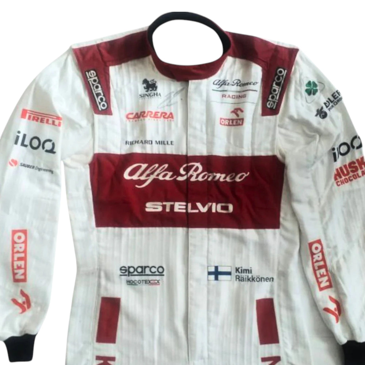 Kimi Räikkönen 2020 Alfa Romeo F1 Race Suit - Trending Racegears image 3