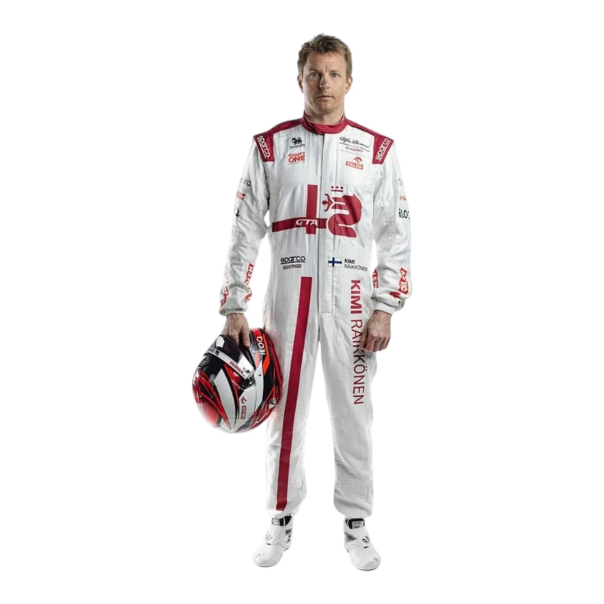 Kimi Räikkönen 2021 Alfa Romeo F1 Race Suit - Trending Racegears image 2