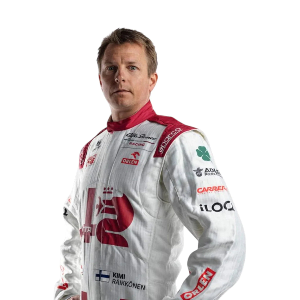 Kimi Räikkönen 2021 Alfa Romeo F1 Race Suit - Trending Racegears image 6