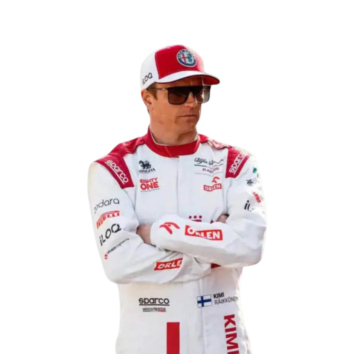 Kimi Räikkönen 2021 Alfa Romeo F1 Race Suit - Trending Racegears image 7