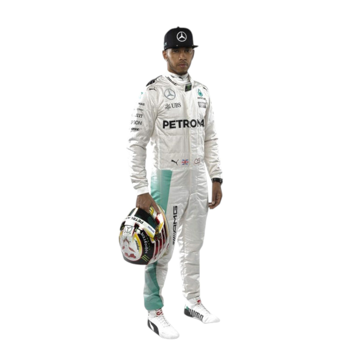 Lewis Hamilton 2016 Mercedes-AMG Petronas F1 Race Suit - Trending Racegears image 2