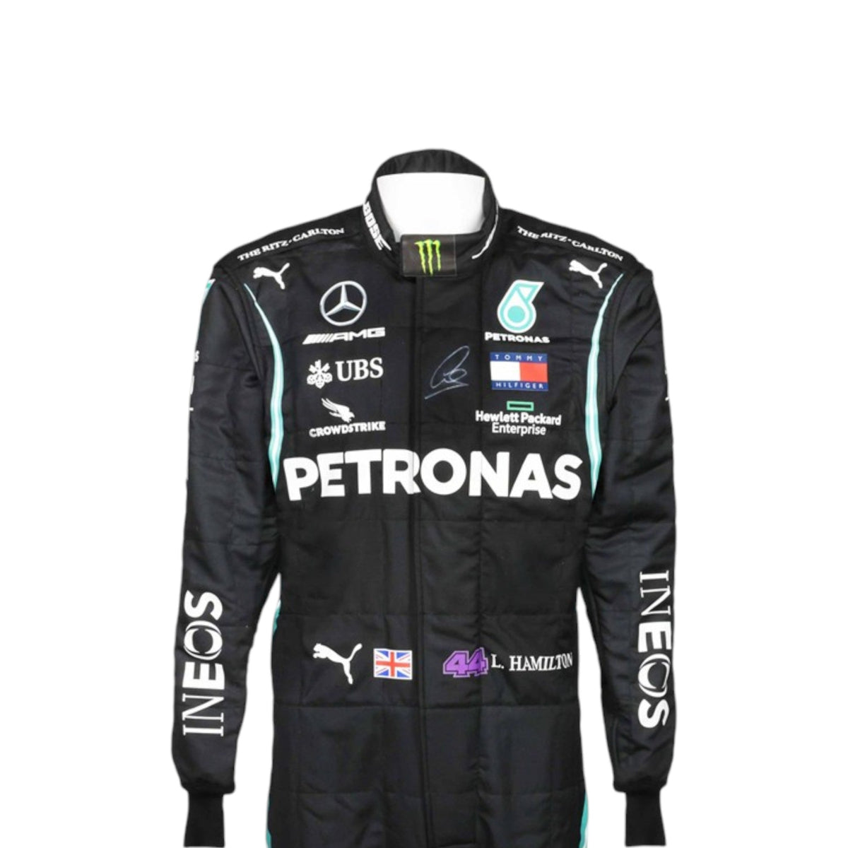 Lewis Hamilton 2020 Mercedes AMG Petronas F1 Race Suit - Trending Racegears image 1