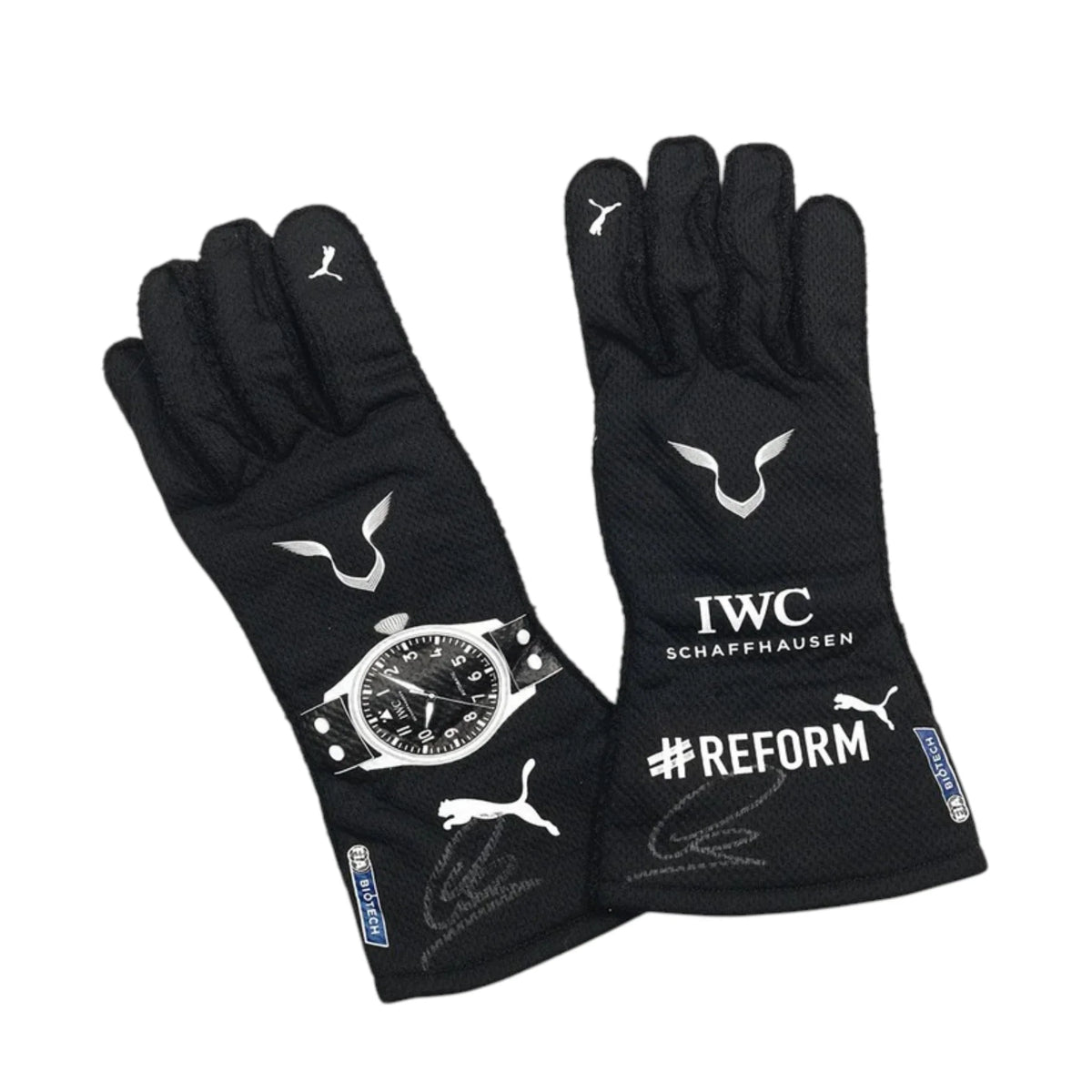 Lewis Hamilton 2021 Mercedes-AMG Petronas F1 Racing Gloves - Trending Racegears image 1