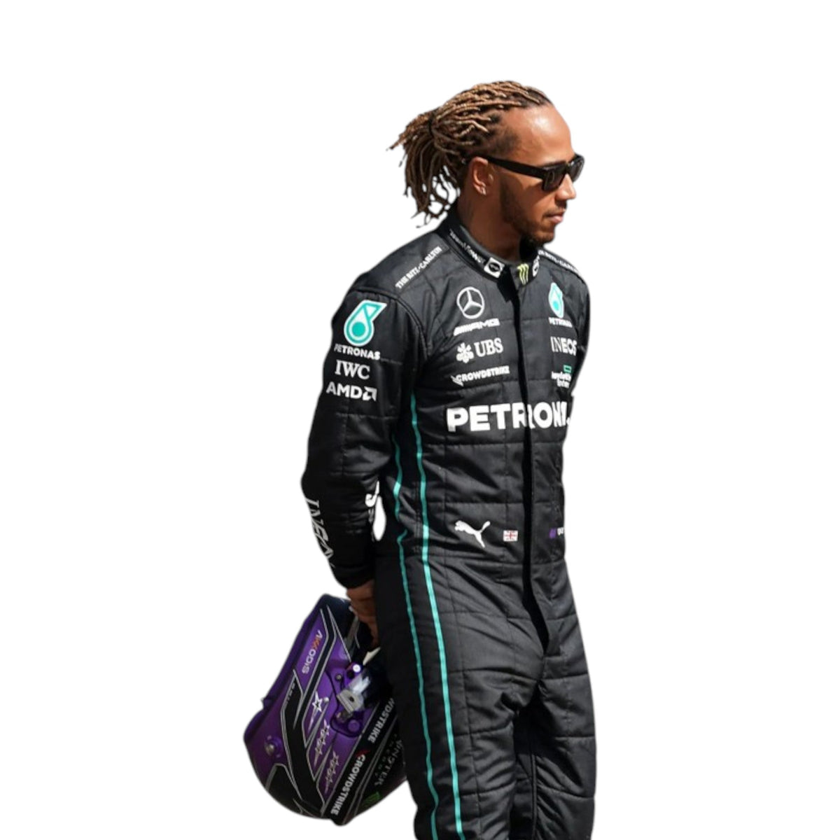 Lewis Hamilton 2022 Mercedes AMG Petronas F1 Race Suit - Trending Racegears image 2