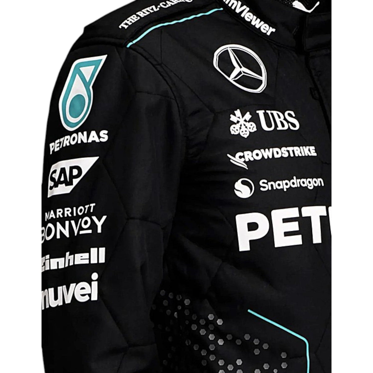 Lewis Hamilton 2024 Mercedes AMG Petronas F1 Race Suit - Trending Racegears image 4