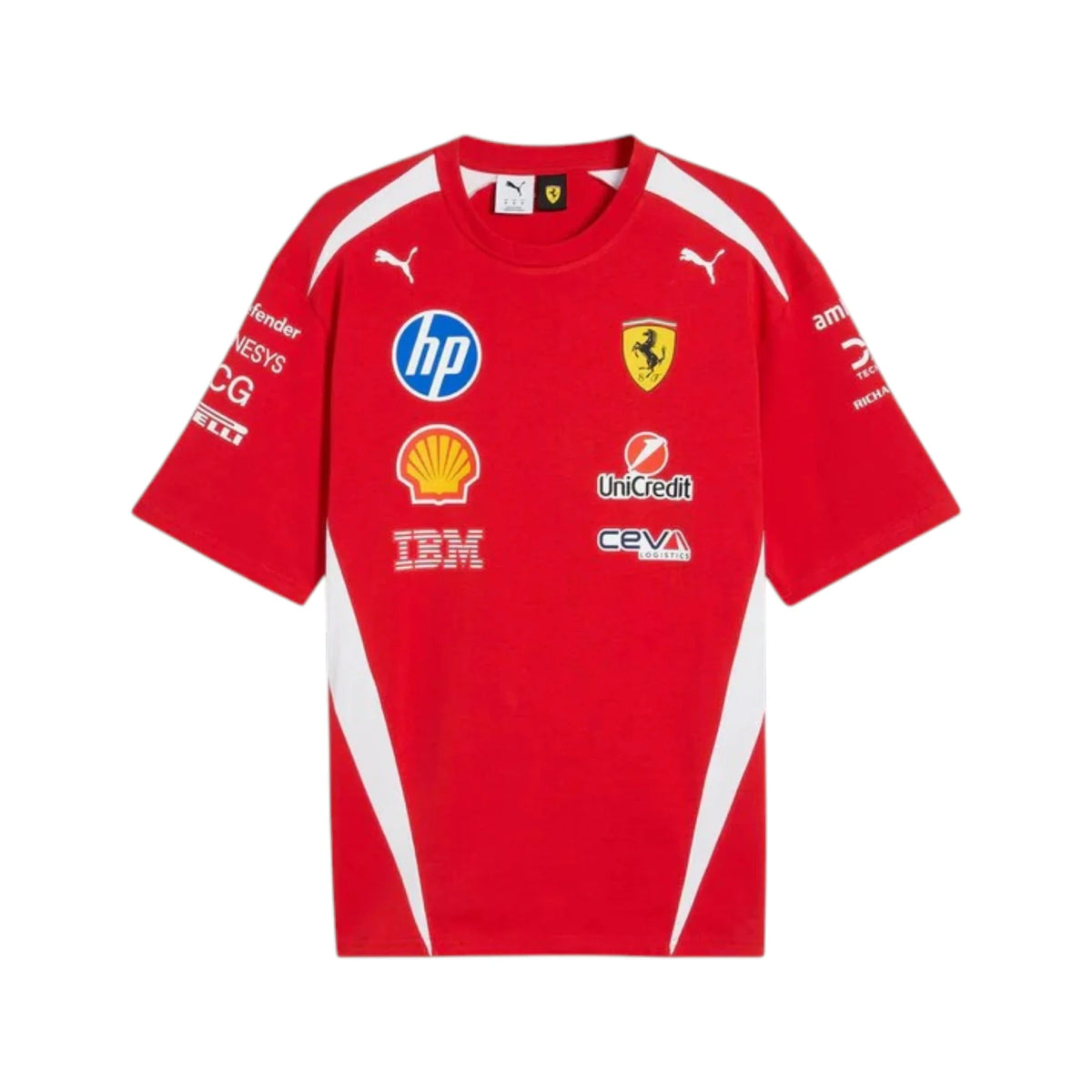 Lewis Hamilton 2025 Ferrari F1 Racing T-Shirt - Trending Racegears image 1