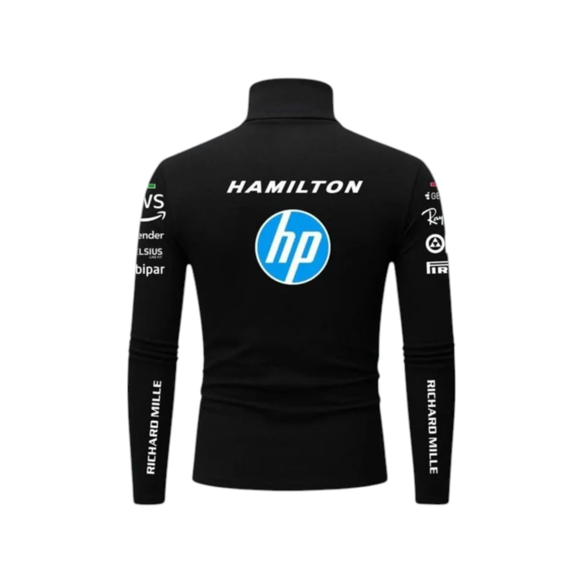 Lewis Hamilton 2025 Ferrari F1 Undershirt (Black) - Trending Racegears image 2