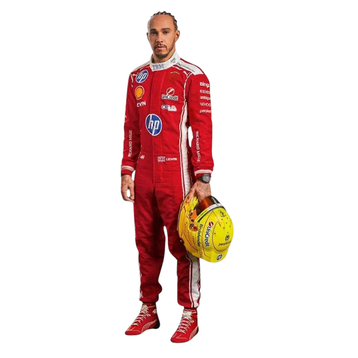 Lewis Hamilton 2026 Ferrari F1 Race Suit - Trending Racegears image 1