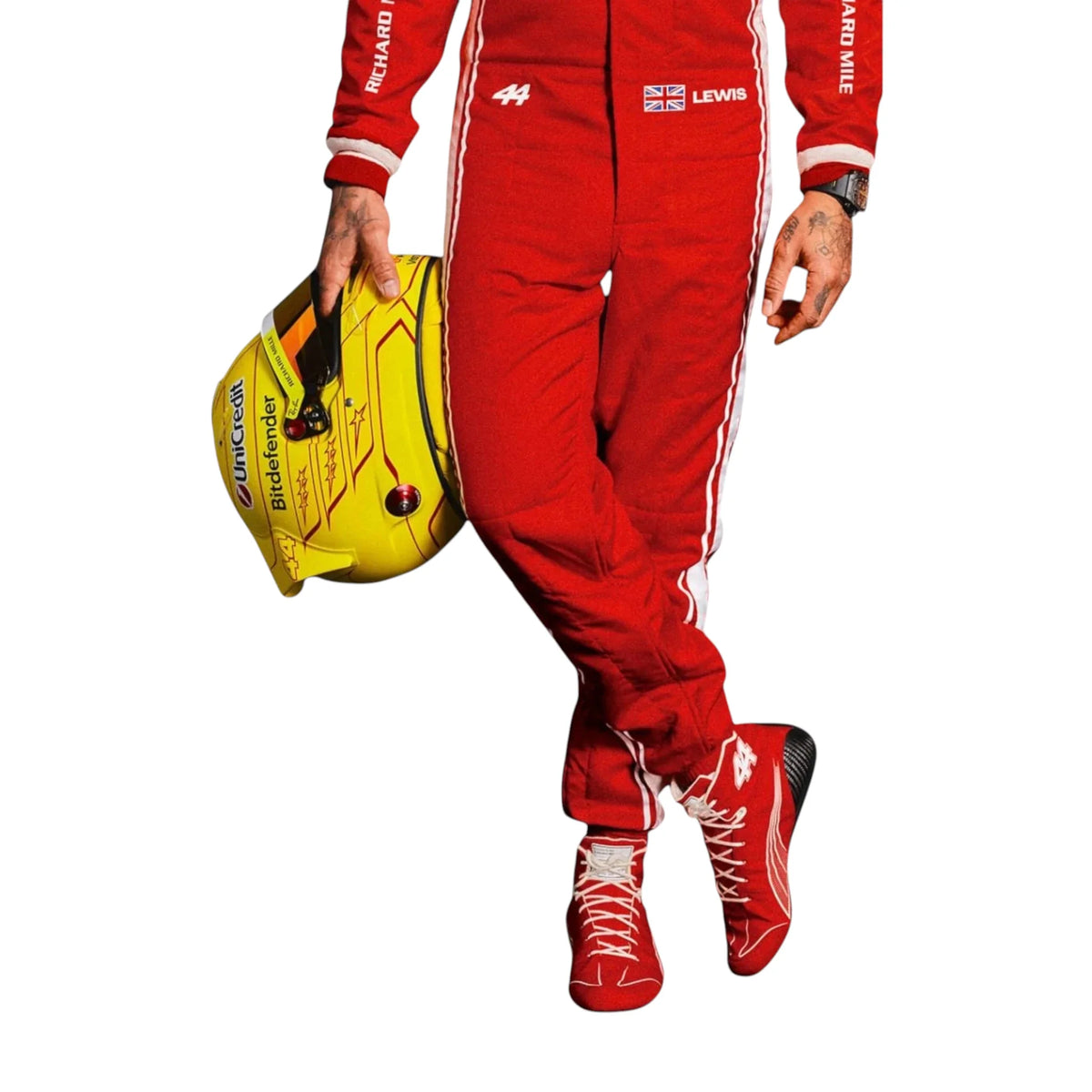 Lewis Hamilton 2026 Ferrari F1 Race Suit - Trending Racegears image 5