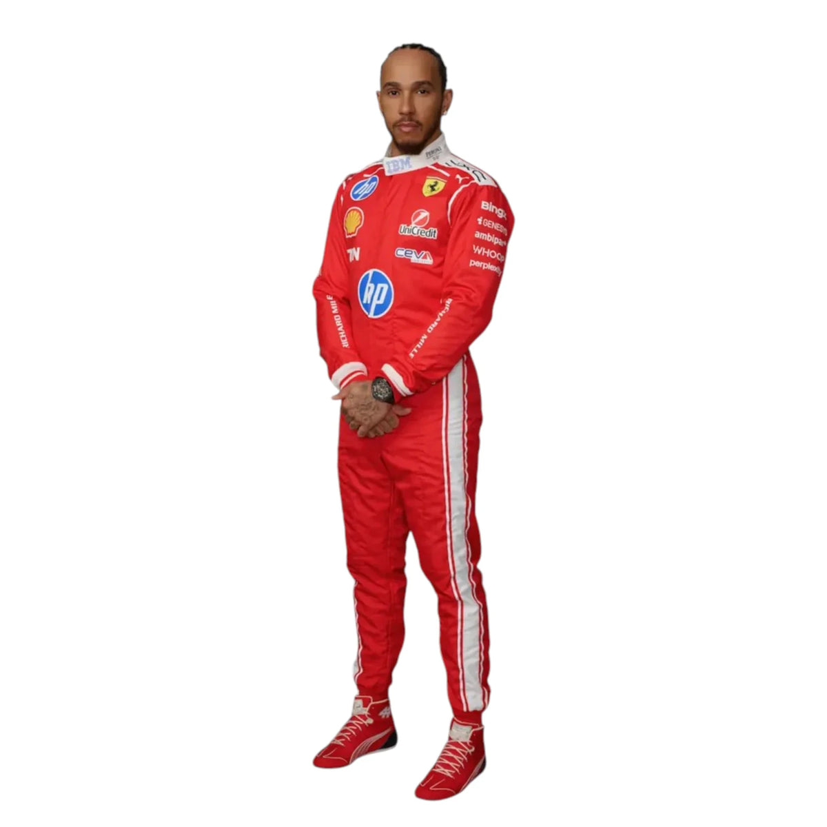 Lewis Hamilton 2026 Ferrari F1 Race Suit - Trending Racegears image 2