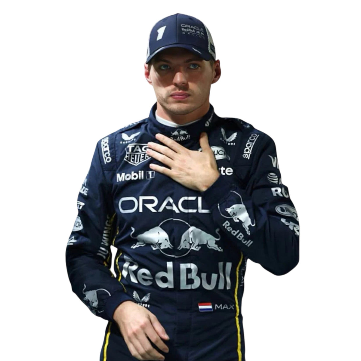 Max Verstappen 2025 Red Bull Las Vegas GP F1 Race Suit - Trending Racegears image 2