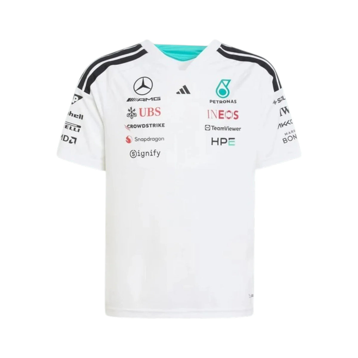 Mercedes-AMG Petronas F1 Team Driver Jersey T-Shirt - Trending Racegears image 1