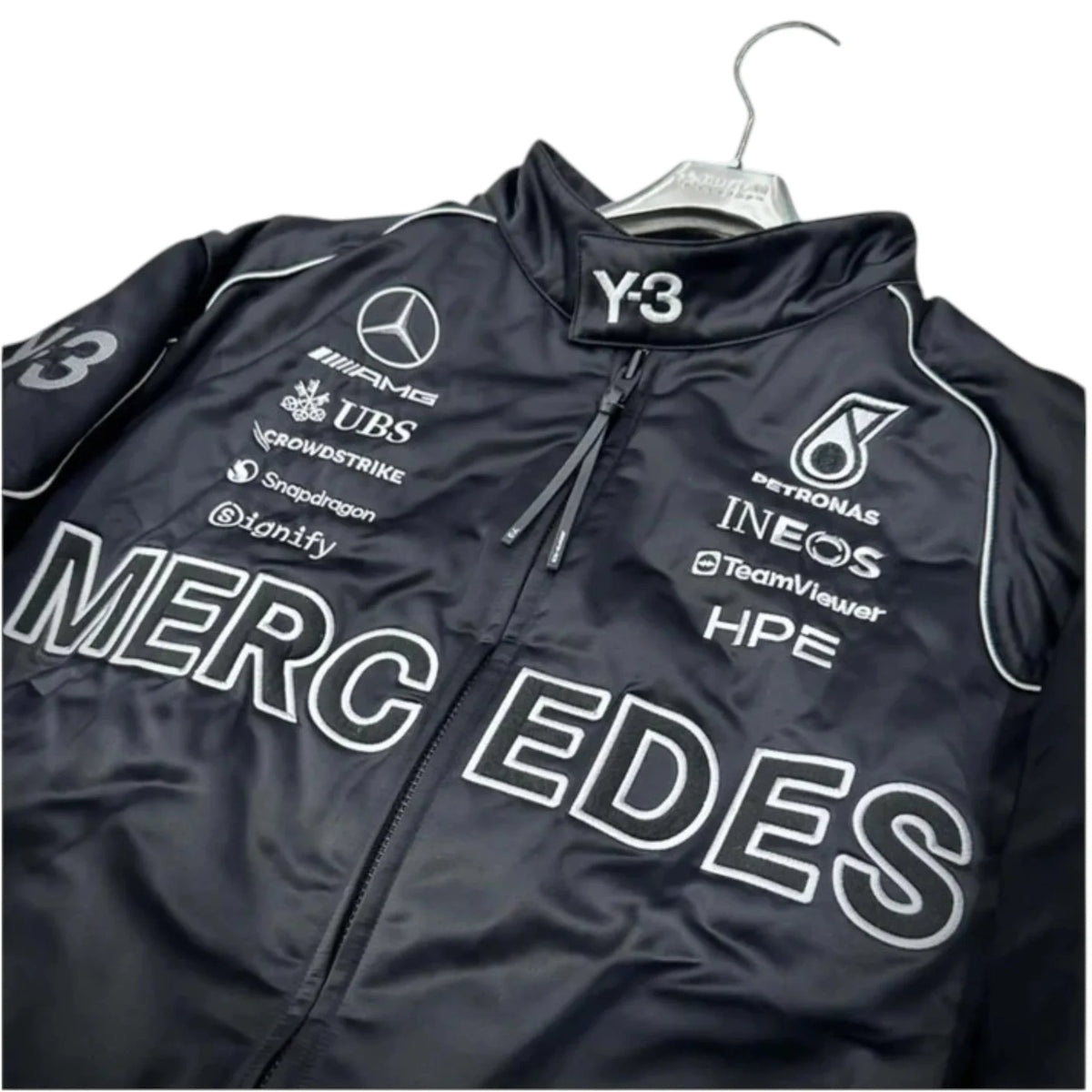 Mercedes-AMG Petronas Y-3 Collaboration F1 Jacket - Trending Racegears image 3