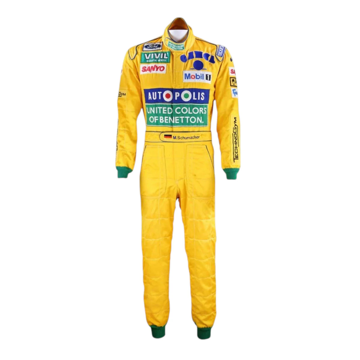 Michael Schumacher 1992 Benetton Belgian GP F1 Racing Suit - Trending Racegears image 1