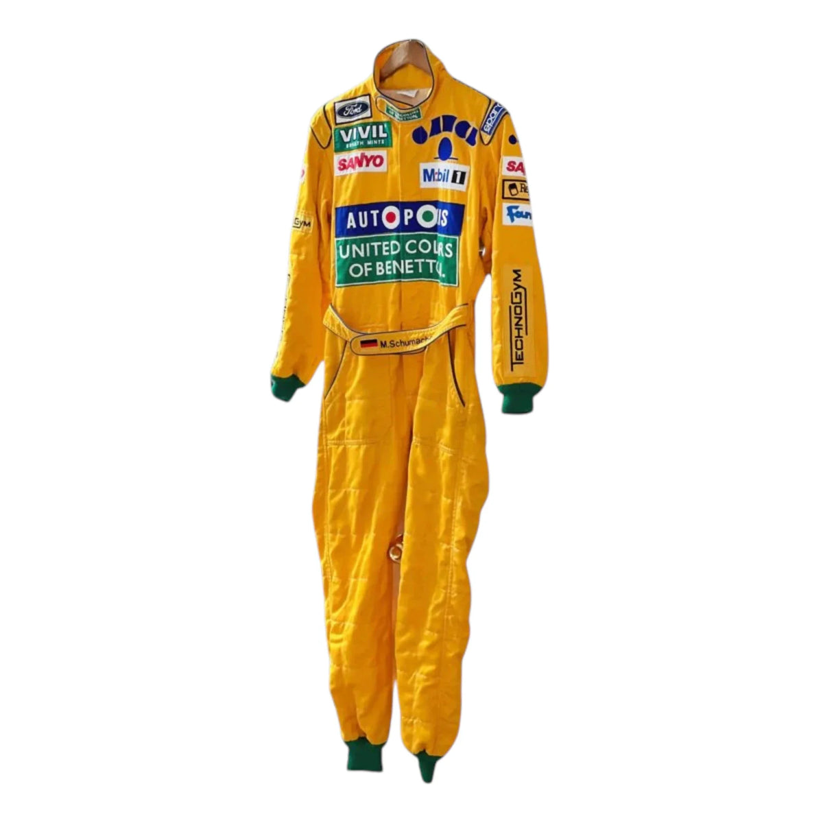 Michael Schumacher 1992 Benetton Belgian GP F1 Racing Suit - Trending Racegears image 5