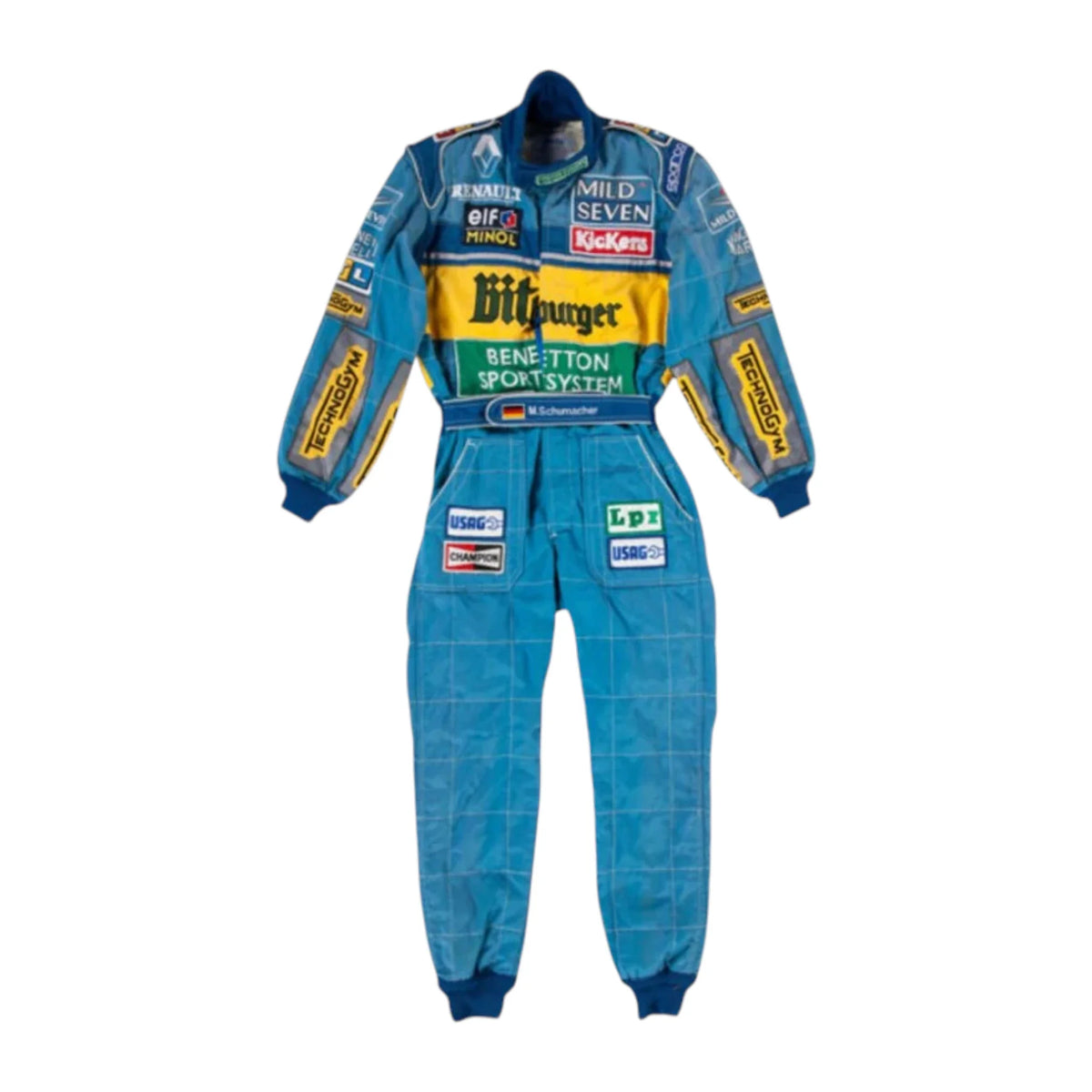 Michael Schumacher 1995 Benetton F1 Racing Suit - Trending Racegears image 1