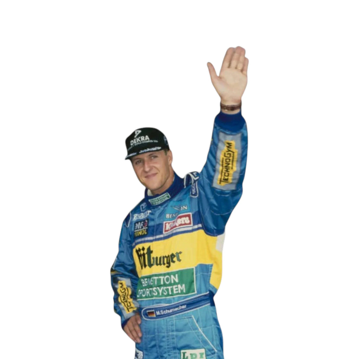 Michael Schumacher 1995 Benetton F1 Racing Suit - Trending Racegears image 3