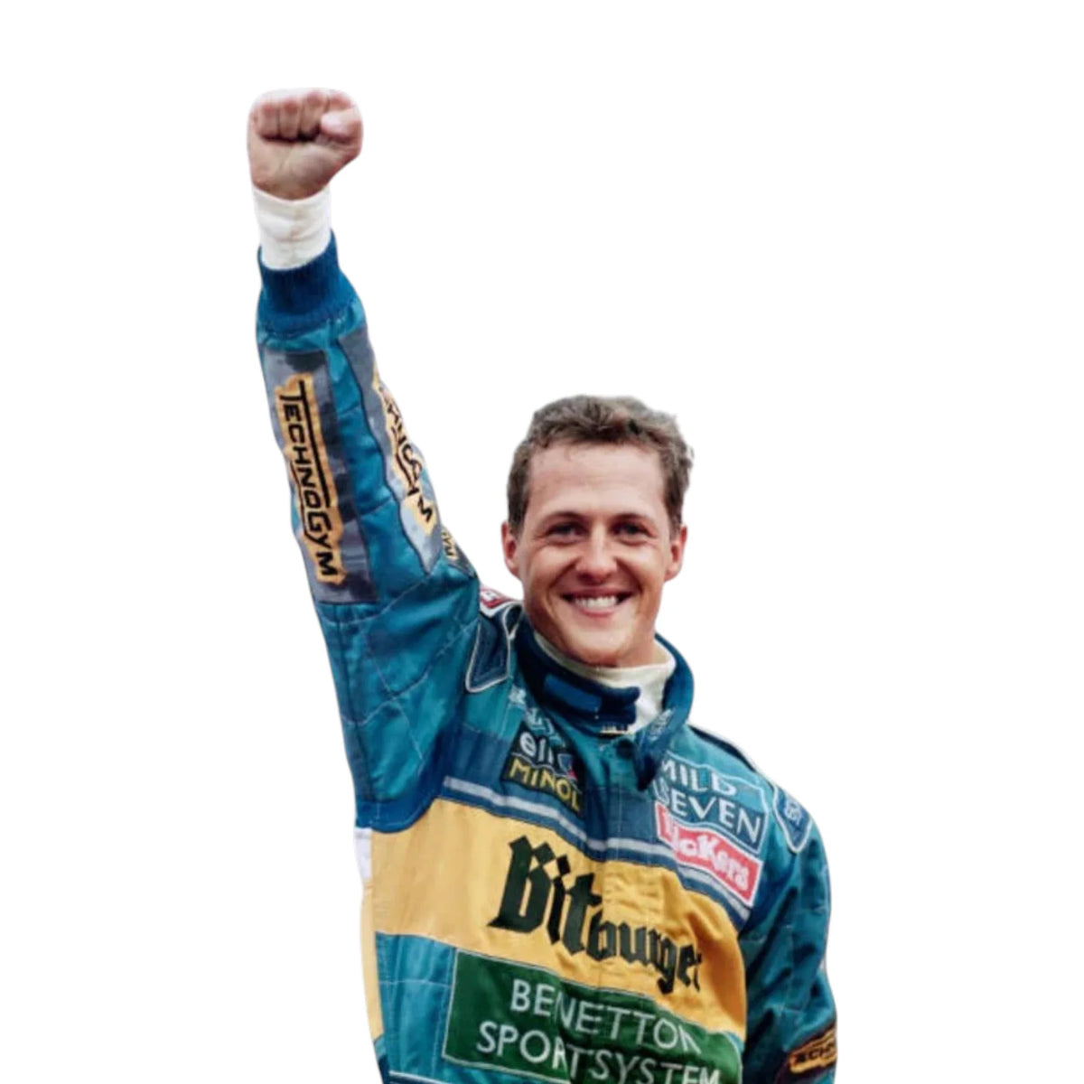 Michael Schumacher 1995 Benetton F1 Racing Suit - Trending Racegears image 4