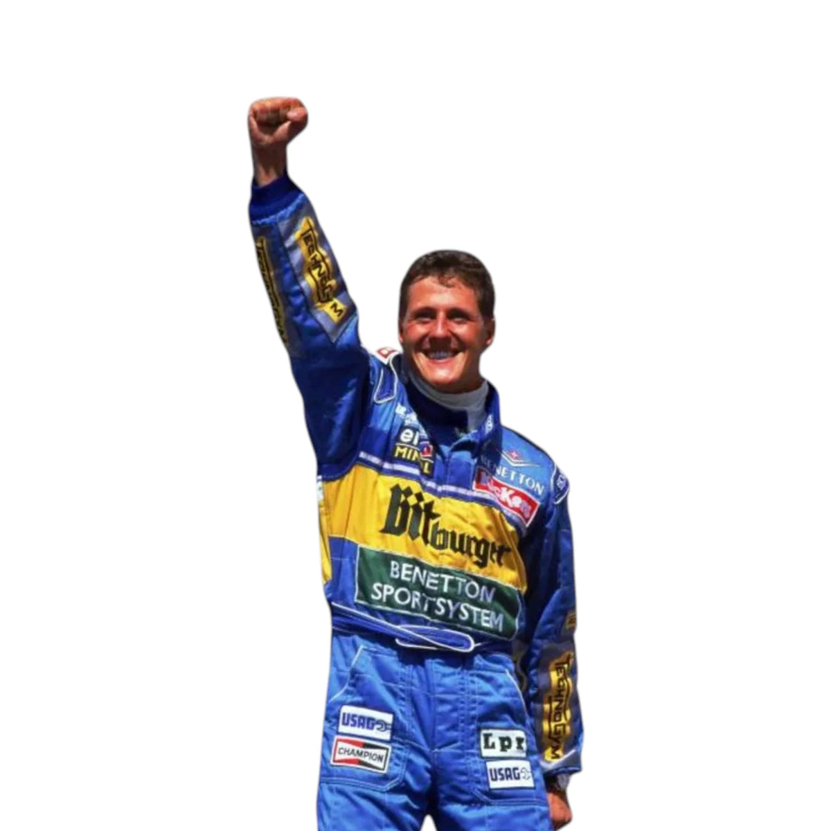 Michael Schumacher 1995 Benetton F1 Racing Suit - Trending Racegears image 5