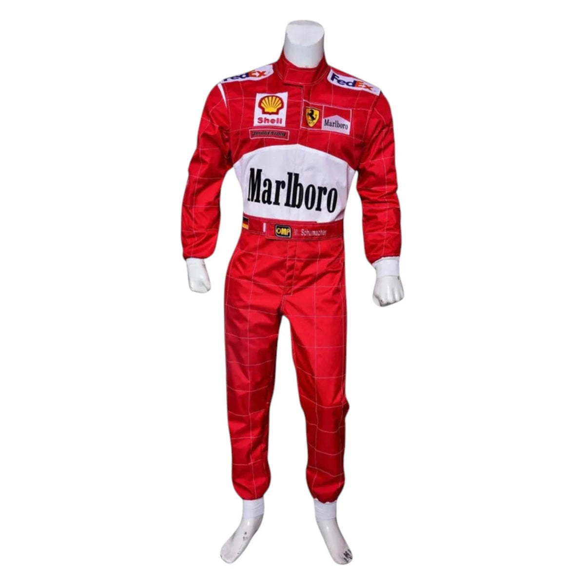 Michael Schumacher 2001 Ferrari Belgian GP F1 Racing Suit - Trending Racegears image 1