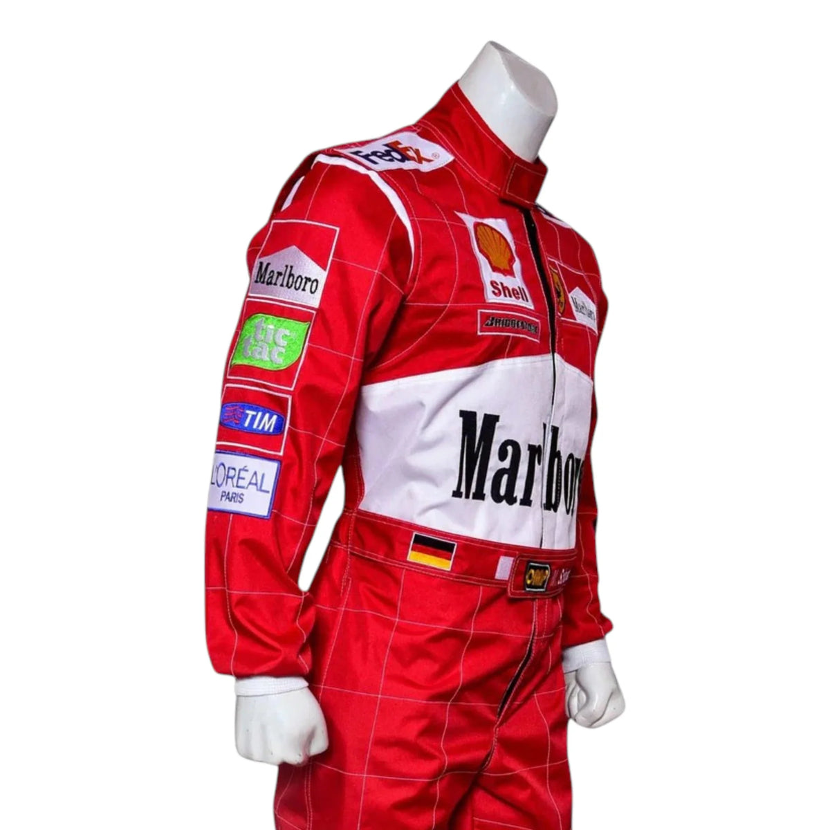 Michael Schumacher 2001 Ferrari Belgian GP F1 Racing Suit - Trending Racegears image 5