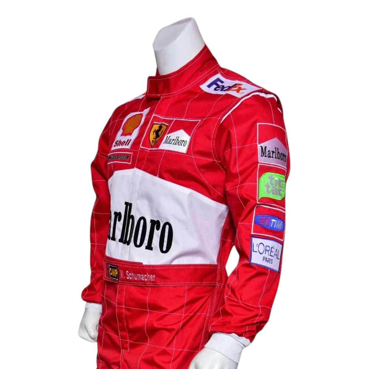 Michael Schumacher 2001 Ferrari Belgian GP F1 Racing Suit - Trending Racegears image 7