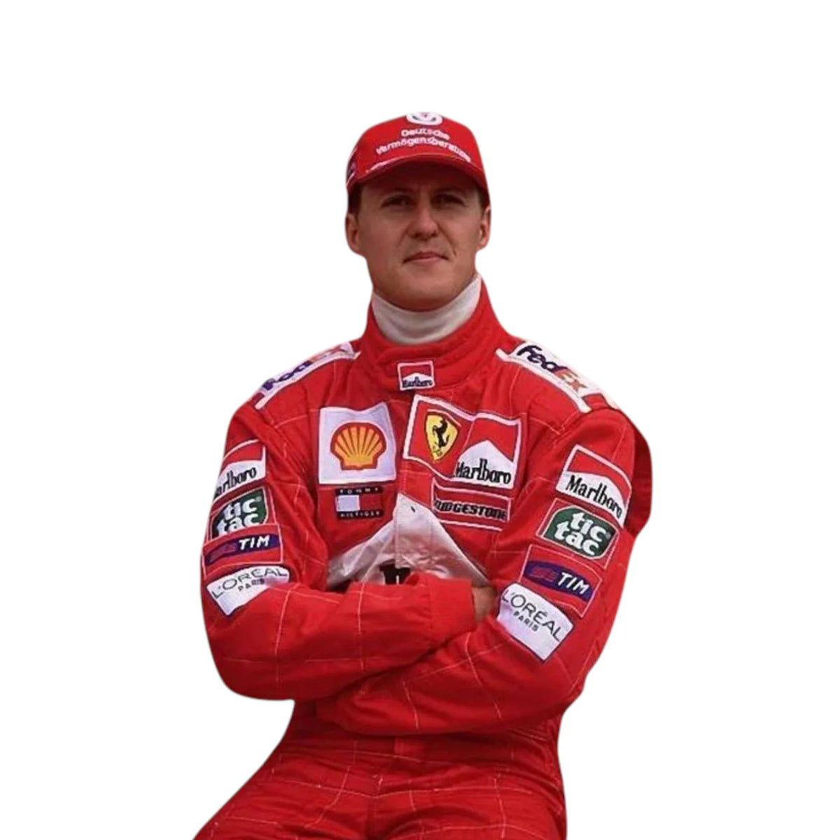 Michael Schumacher 2002 Ferrari F1 Racing Suit - Trending Racegears image 2