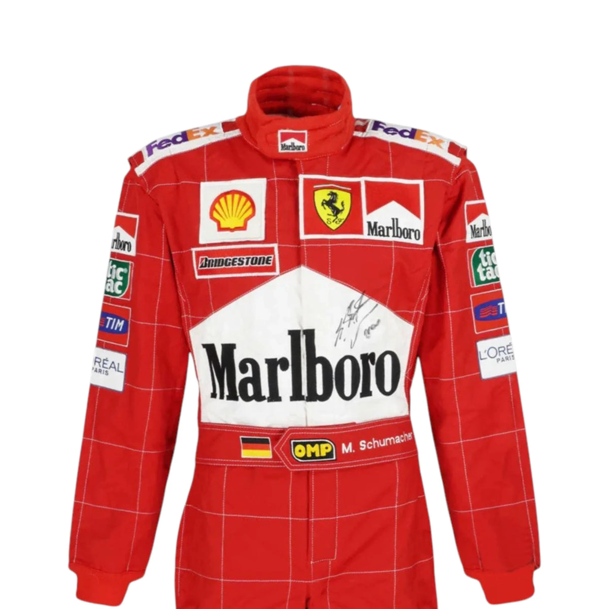 Michael Schumacher 2002 Ferrari F1 Racing Suit - Trending Racegears image 3