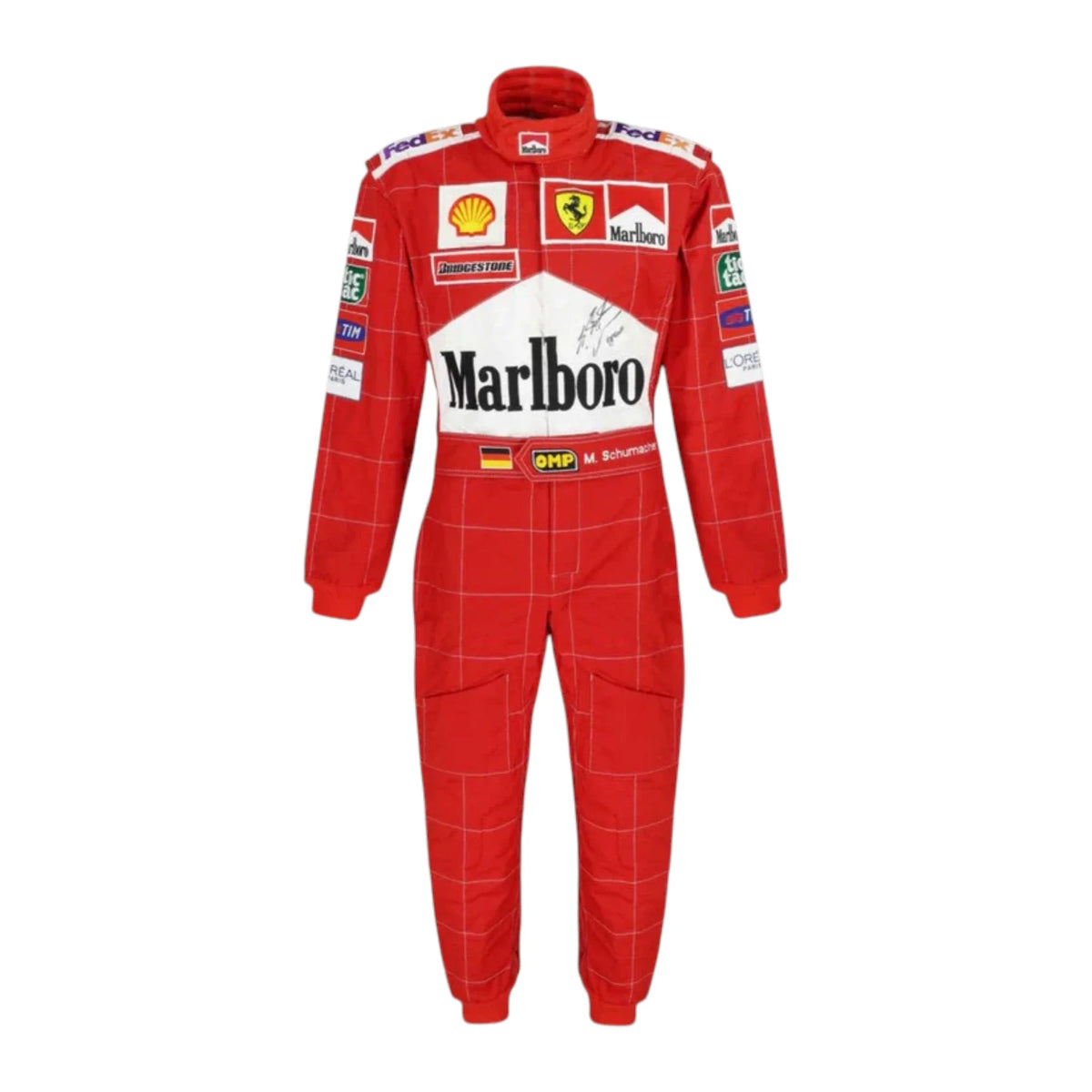 Michael Schumacher 2004 Ferrari F1 Racing Suit - Trending Racegears image 1