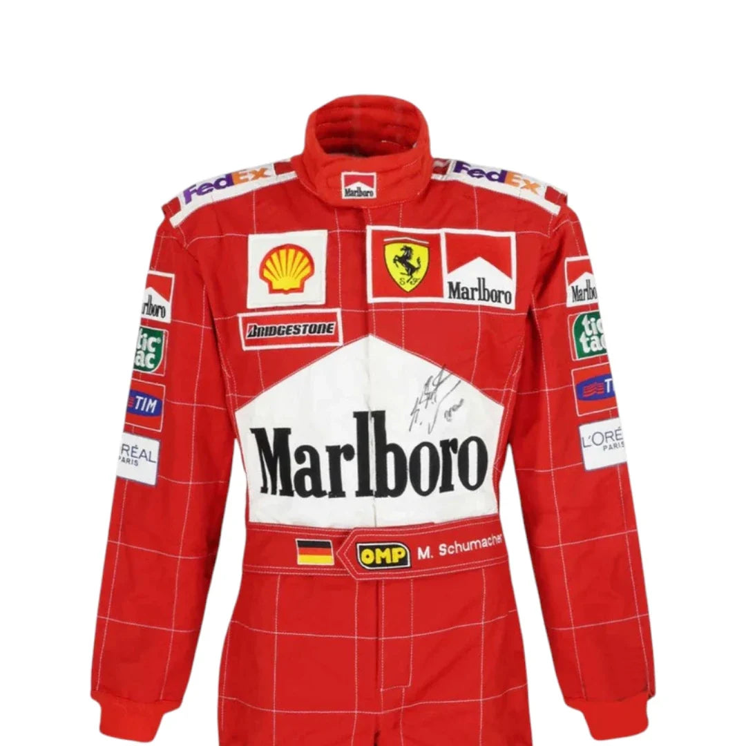 Michael Schumacher 2004 Ferrari F1 Racing Suit - Trending Racegears image 2