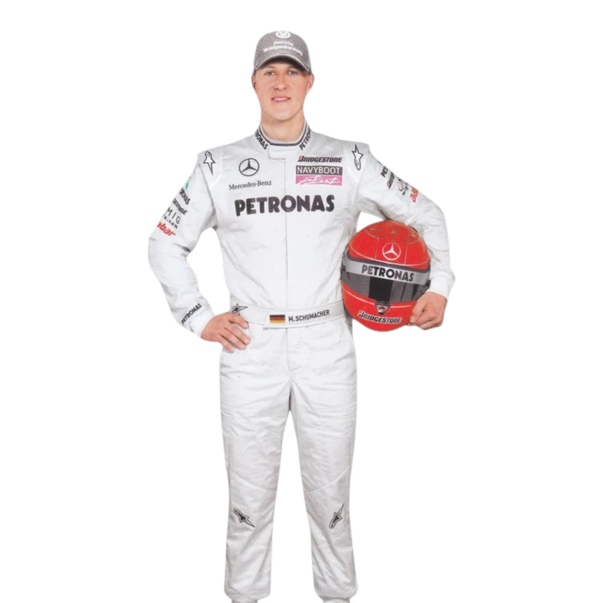 Michael Schumacher 2010 Mercedes-AMG Petronas F1 Racing Suit - Trending Racegears image 1