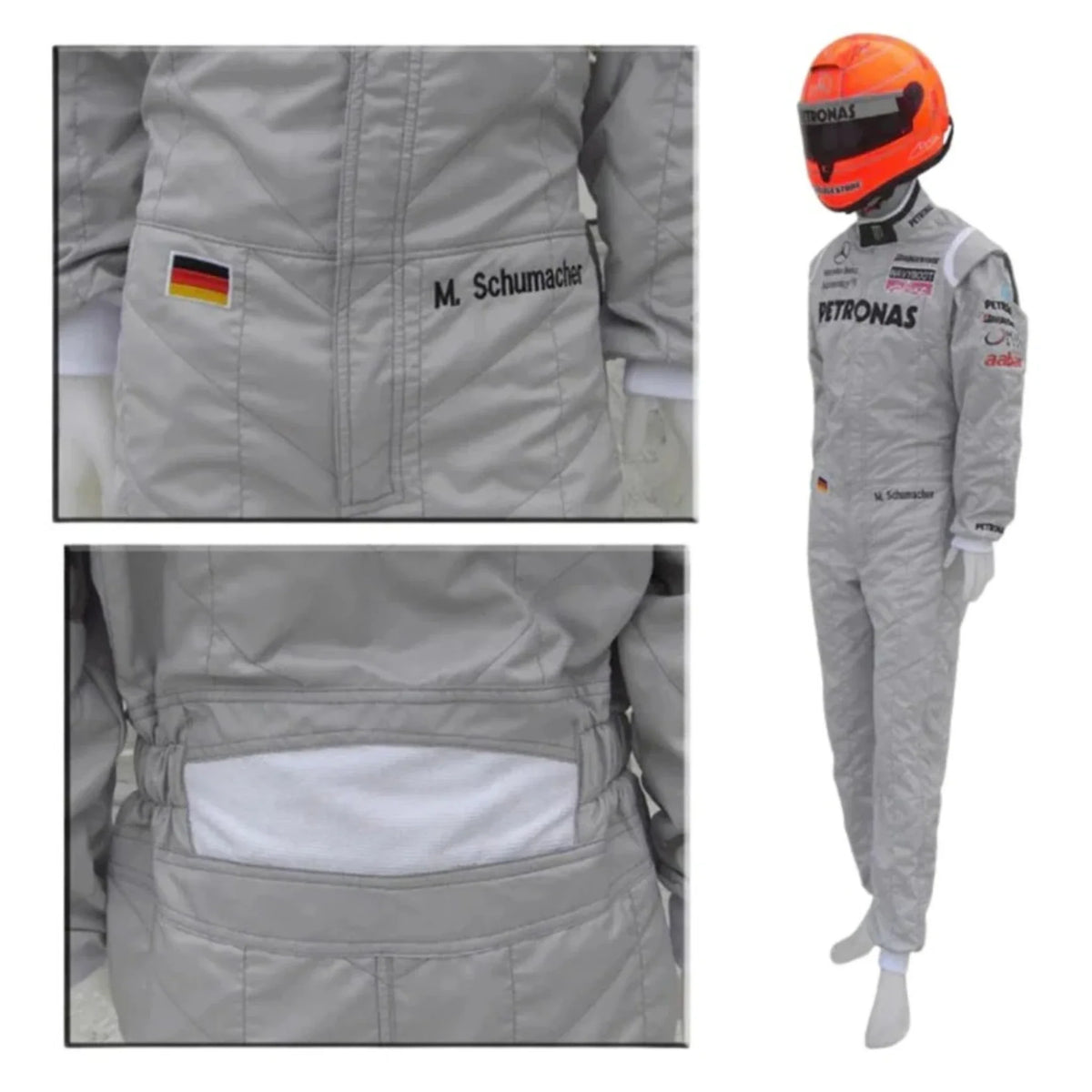 Michael Schumacher 2010 Mercedes-AMG Petronas F1 Racing Suit - Trending Racegears image 5