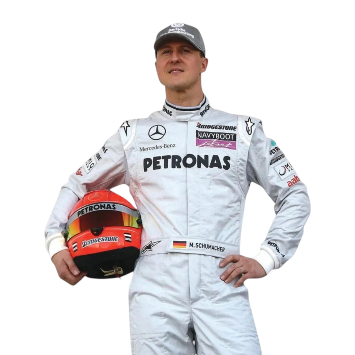 Michael Schumacher 2010 Mercedes-AMG Petronas F1 Racing Suit - Trending Racegears image 6