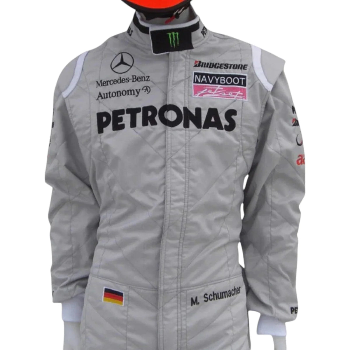 Michael Schumacher 2010 Mercedes-AMG Petronas F1 Racing Suit - Trending Racegears image 8