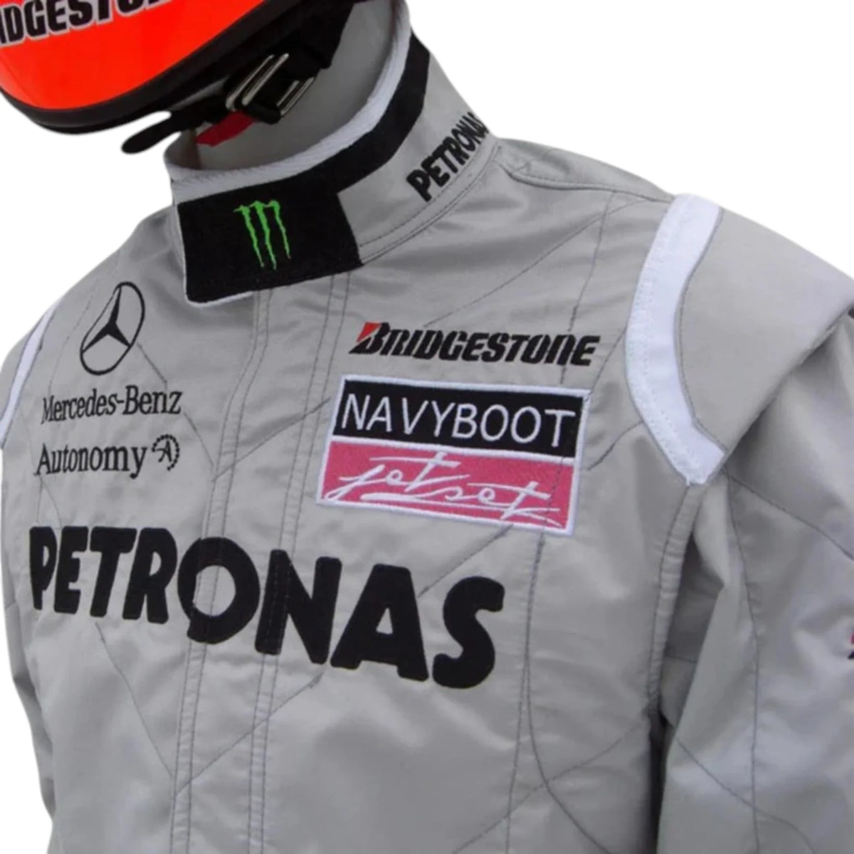 Michael Schumacher 2010 Mercedes-AMG Petronas F1 Racing Suit - Trending Racegears image 9