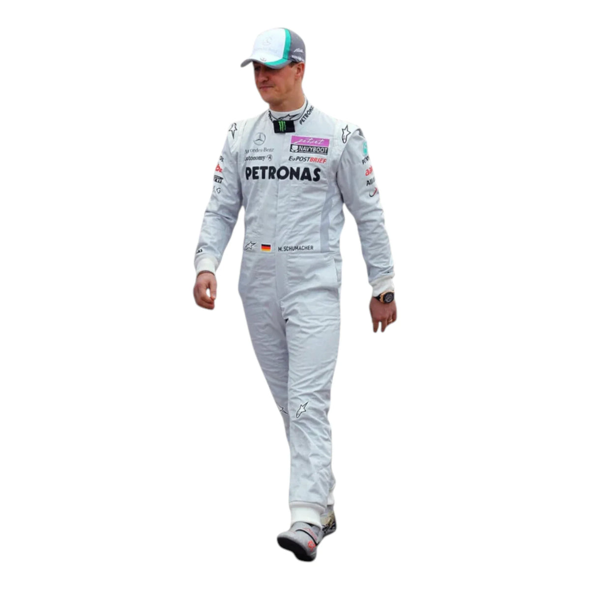 Michael Schumacher 2011 Mercedes-AMG Petronas F1 Racing Suit - Trending Racegears image 1