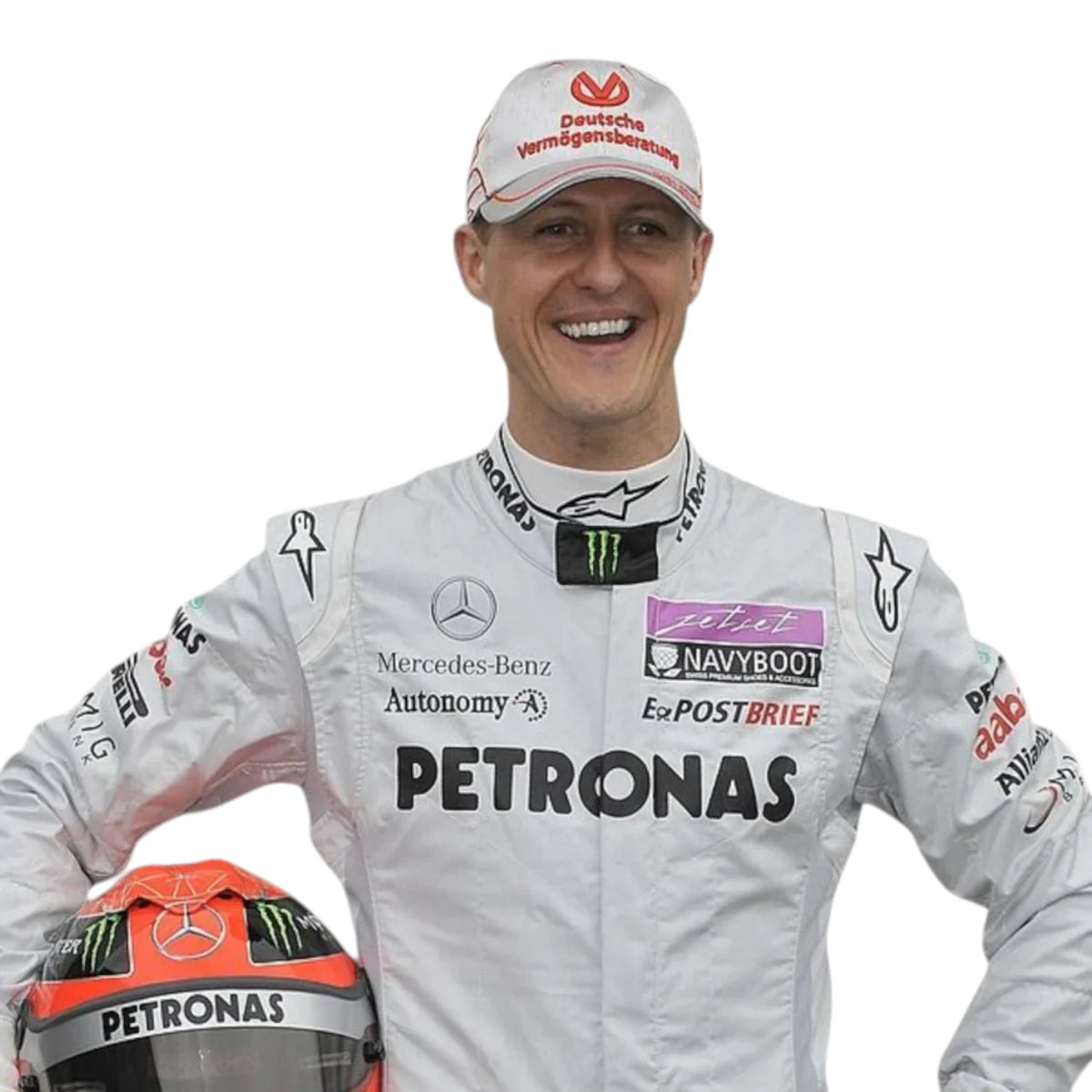 Michael Schumacher 2011 Mercedes-AMG Petronas F1 Racing Suit - Trending Racegears image 4