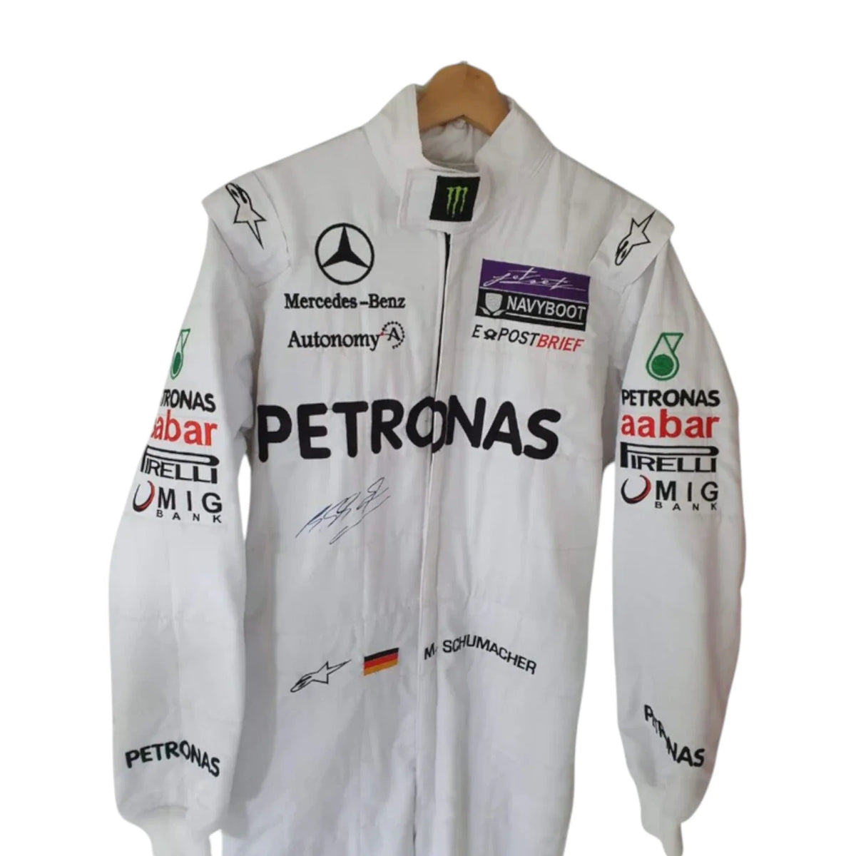 Michael Schumacher 2011 Mercedes-AMG Petronas F1 Racing Suit - Trending Racegears image 5